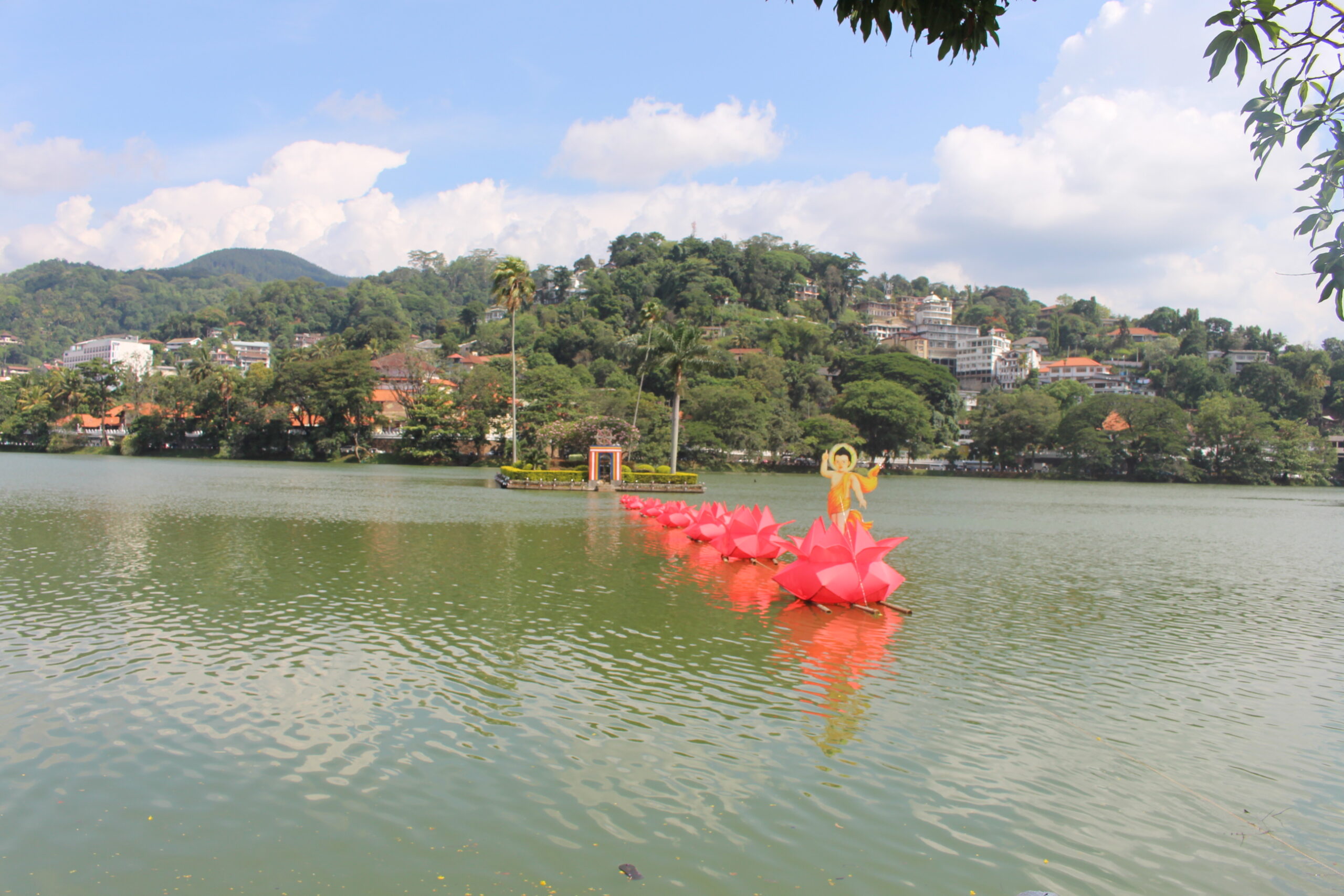 Kandy Lake During Vesak