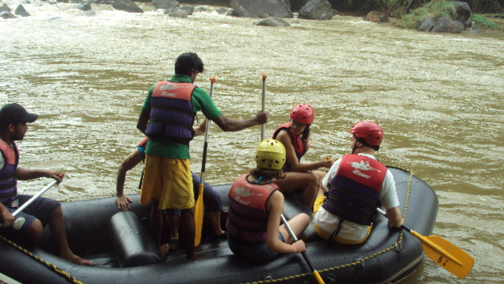 White-water rafting on the Kelani River at Kitulgala