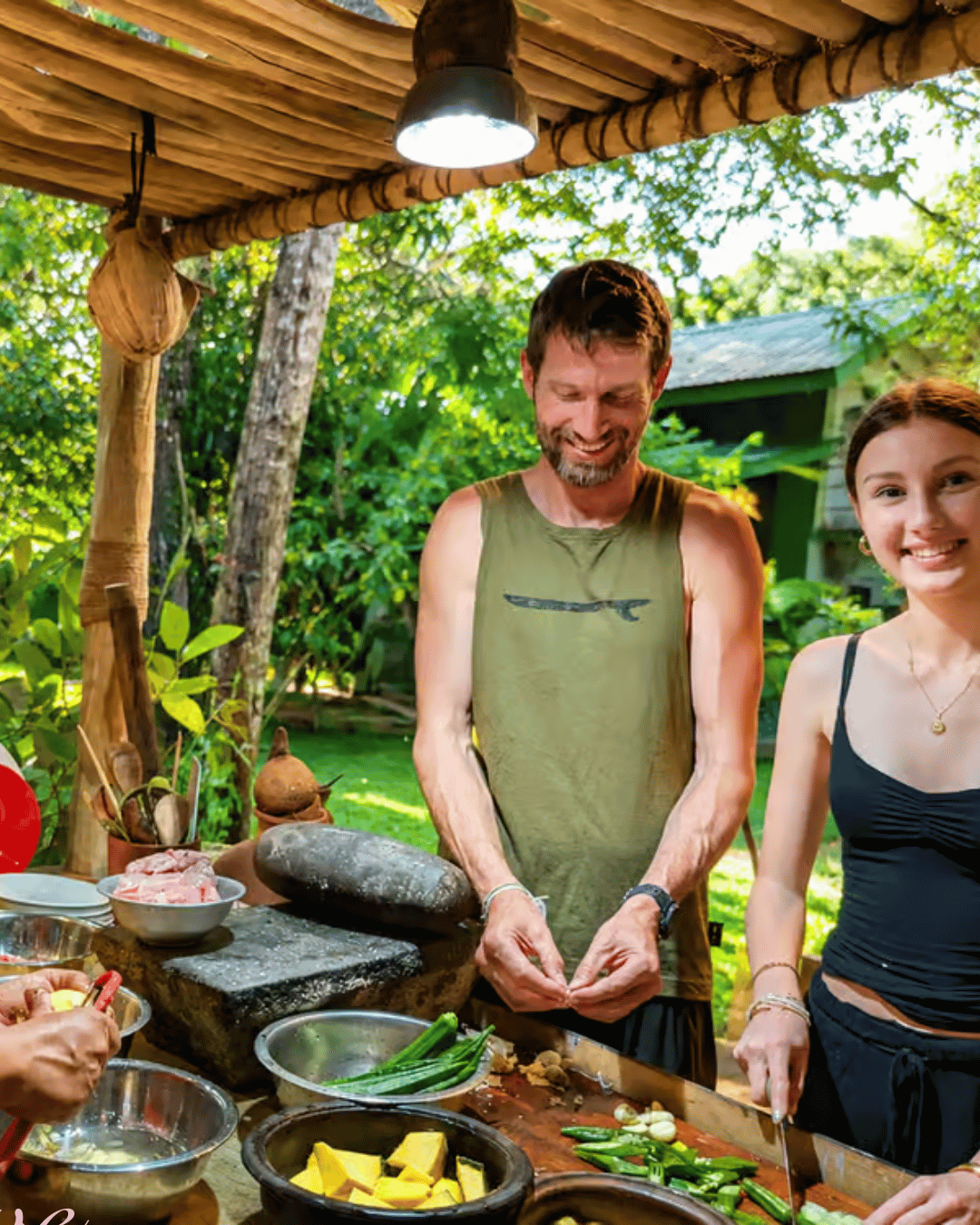 cooking demo and village life experience